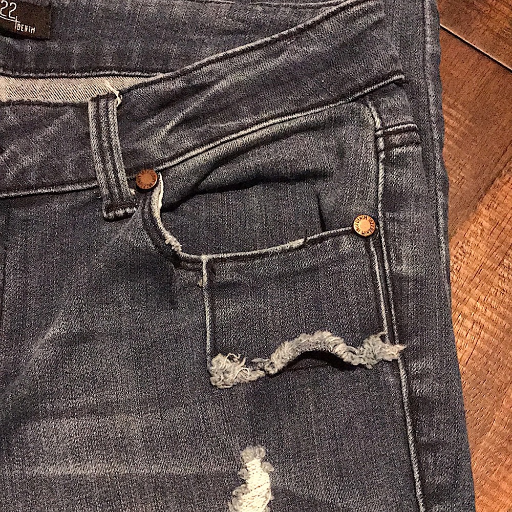VGUC~ 1822 DENIM Distressed Skinny Jeans - Picture 5 of 12